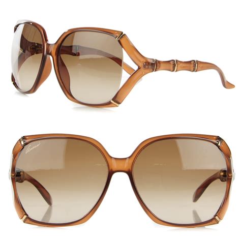 gucci bamboo sunglasses brown|nordstrom rack Gucci sunglasses.